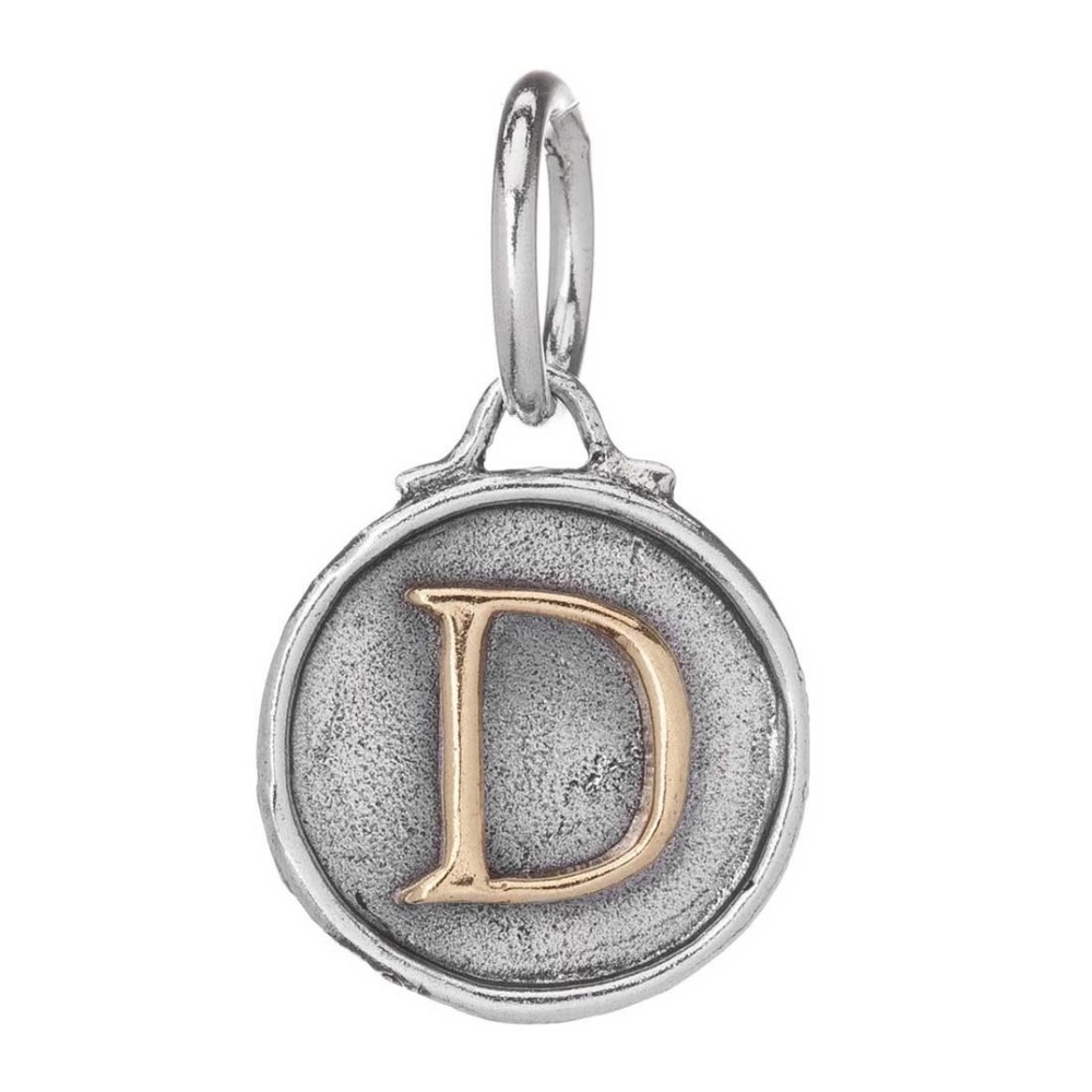 Waxing Poetic Letter "D" Chancery Insignia